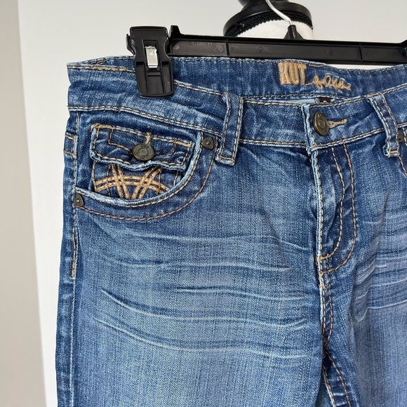 Kut from the Kloth size 6 Tabbed pocket straight leg denim jean pants - Picture 10 of 16